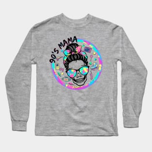 90s Mama Retro Vintage Matching Family Long Sleeve T-Shirt